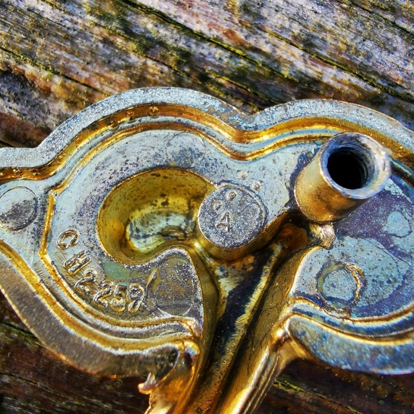 Vintage Brass Drawer Pull - Picture 6 of 9